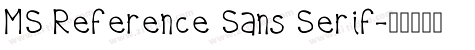 MS Reference Sans Serif字体转换 MS Reference Sans Serif字体转换